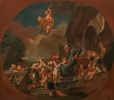 Paul Troger, Saint Cassian of Imola, oil on canvas