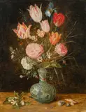 Jan Brueghel the Younger, Bouquet of flowers in a Chinese vase