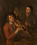 Johann Conrad Seekatz, Musicians, oil on canvas