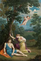 Andreas Nesselthaler, Pyramus and Thisbe, oil on canvas