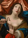 Alessandro Turchi, Cleopatra, oil on canvas