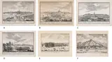 Mixed lot historical views, 6 pieces by Johann Adam Delsenbach and others, sold Oct 2018