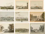 Johann Ziegler, Mixed lot historical views, 9 pieces