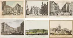 Carl Schütz, Mixed lot historical views, 6 pieces