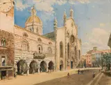 Rudolf von Alt, Como Cathedral (Santa Maria Assunta)