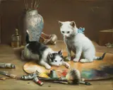 Carl Reichert, Kittens at the studio