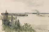 Marie Egner, The Danube at Deutsch Altenburg