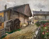 Marie Egner, Rainy day in Sexten