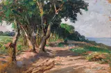 Olga Wisinger-Florian, Avenue of elms at Varna at the Black Sea