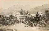 Edward Theodore Compton, Casino von Saxon-les-Bains" (Rhône valley)