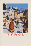 Alfons Walde, Tyrol (village street in winter), 1933/1934, poster, offset print on paper