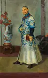 Ludwig Ferdinand Graf, Portrait of the envoy Yang-Tscheng, 1906, oil on canvas