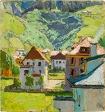 Carl Moll, Hofgastein, Fensterblick