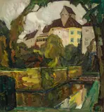 Leo Putz, Castle Seefeld V, 1923, oil on canvas