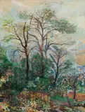 Ludwig Heinrich Jungnickel, Forest landscape in Opatija