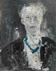 Wilhelm Thöny, Man with medal, 1928-31, oil on canvas