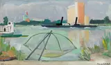 Arnold Clementschitsch, Flood at the Danube
