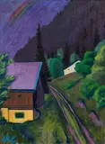 Werner Berg, After the thunderstorm, 1975, oil on canvas