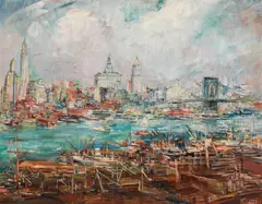 Maxim Kopf, New York, 1941-42, oil on canvas