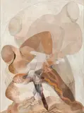 The Driller by Erika Giovanna Klien, 1951, oil on canvas on cardboard, sold Jun 2018