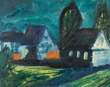 Josef Dobrowsky, Church in a village