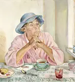 Edith Kramer, Elisabeth Neumann-Viertel, 1987, oil on canvas