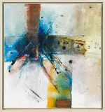 Sinasi Bozatli, Crossing Over, 2015, acrylic on canvas; framed