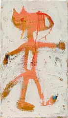 Nina Maron, Who's afraid of the pink panther, 1999, oil on canvas; unframed