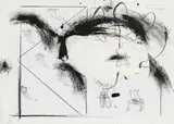 Tobias Pils, Jatag, 1994, mixed media on paper; framed