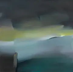 Andi Ehlers, Untitled, 2010, oil on canvas; framed