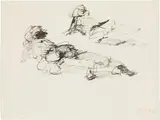 Josef Mikl, Lying nude