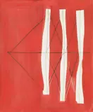 Oswald Oberhuber, Untitled, 1987, mixed media on canvas; unframed