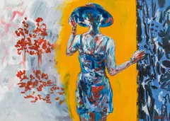 Roman Scheidl, Der Friede, 1992, oil on canvas; unframed