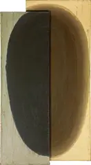 Ákos Birkás, Head No 98, 1992, oil on canvas; unframed
