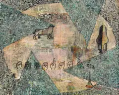 Richard Jurtitsch, Untitled, 1994, oil on canvas; unframed