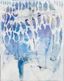 Sylvia K. Kummer, Chachapoya - das Geheimnis der Wolkenmenschen, 2016, mixed media on canvas; unframed