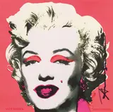 Andy Warhol, Marilyn (Castelli Graphics invitation), 1981, colour offset lithography on paper; framed