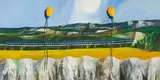 Alois Mosbacher, TGV - Déjà vu, 1986, oil on canvas; unframed