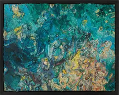 Traudel Pichler, Untitled, oil on canvas; framed