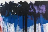 Hermann Nitsch, Untitled, 1992, mixed media on linen on canvas; unframed