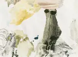 Max Weiler, Untitled, 1987, egg tempera on canvas; framed