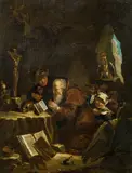 The Temptation of Saint Anthony by David Teniers the Younger, oil on canvas, offered Apr 2018