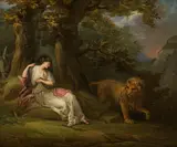 Angelika Kauffmann, Una and the Lion, oil on canvas