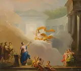 Heinrich Füger, The Muses of Tragedy and Comedy, oil on canvas