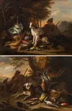 Adriaen de Gryeff, Hunting still lifes (counterparts)