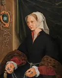 Maarten van Heemskerck, Portrait of a lady, oil on panel