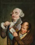 Louis-Léopold Boilly, The bribery, oil on canvas
