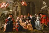The Garden of Love by Peter Paul Rubens, oil on panel, sold Apr 2018