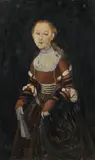 Lucas Cranach the Elder, Portrait of a lady, oil on slate