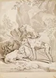 Johann Elias Ridinger, Bear hunt